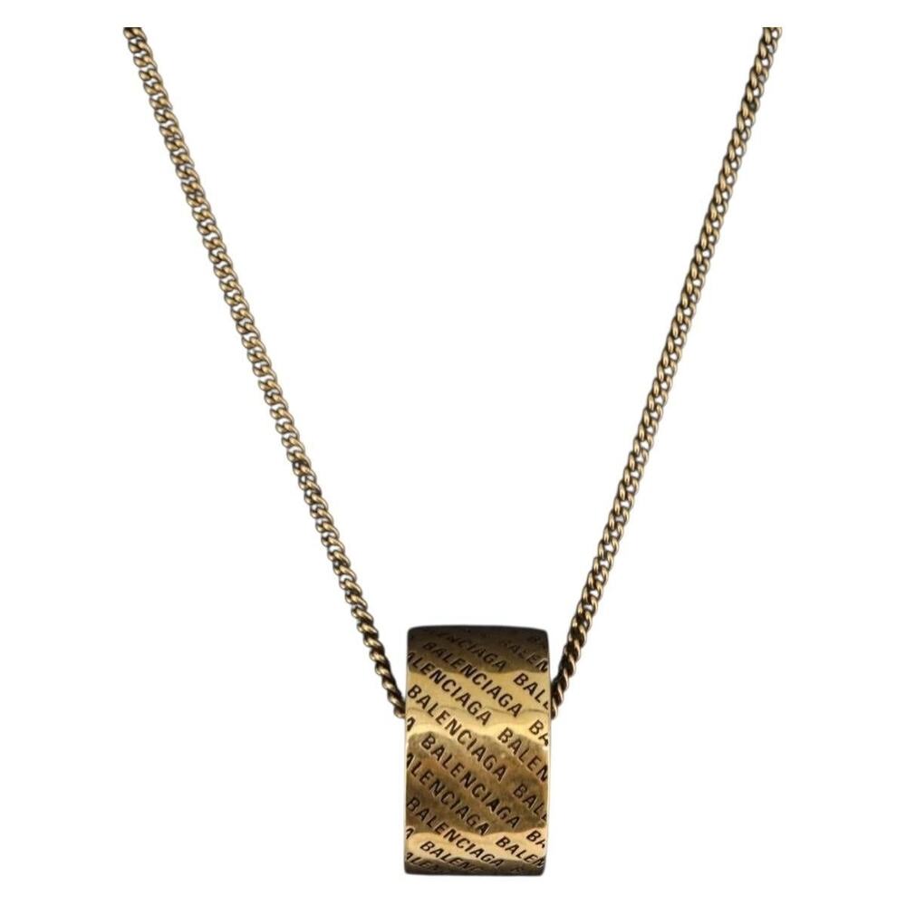 Balenciaga Necklace Metal Gold